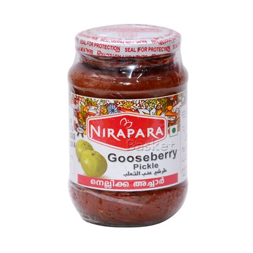 Nirapara Pickle - Gooseberry, 400 g Bottle 