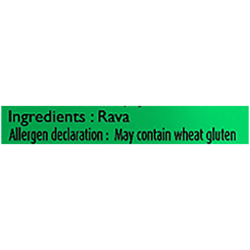 Nirapara Roasted Rava, 500 g Pouch 