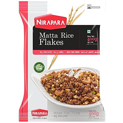 Nirapara Rice Flakes/Matta Aval, 400 g  