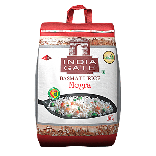 Buy India Gate Basmati Rice Mogra 10 Kg Bag Online At Best Price of Rs