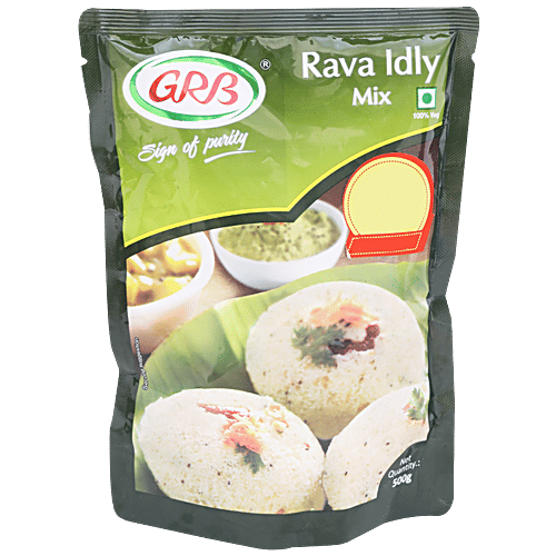 Grb Mix - Rava Idli, 500 g Pouch 