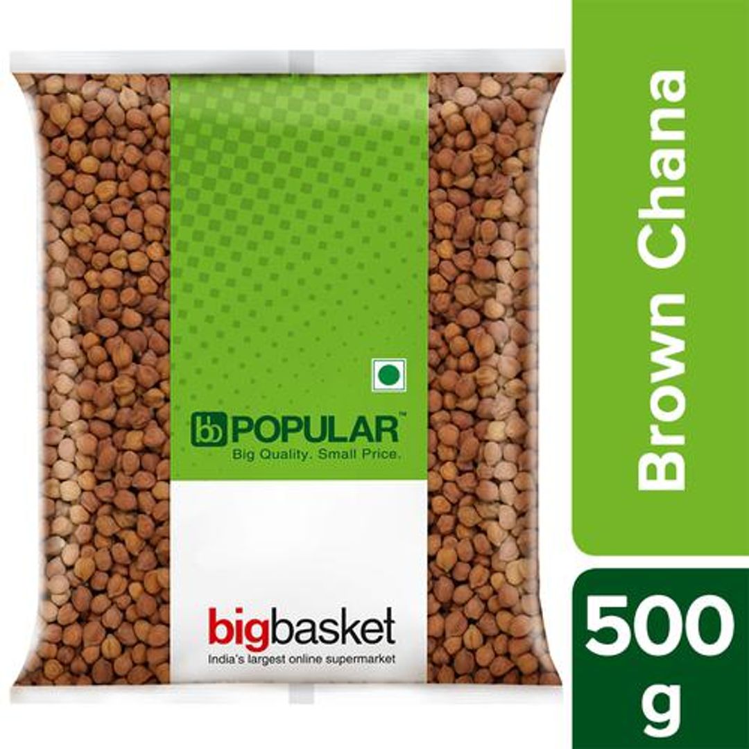 BB Popular Chana - Brown/Kadale Kaalu, 500 g Pouch
