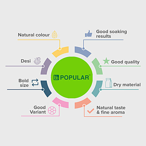 bb Popular Kabuli Channa/Kabuli Harbhara/Chana, 500 g Pouch 