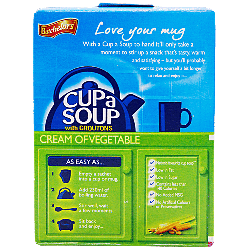 Batchelors Cup A Soup - Cream Of Vegetable, 122 g Carton 