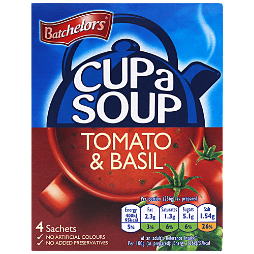 Batchelors Cup a Soup - Tomato & Basil, 104 g Carton 