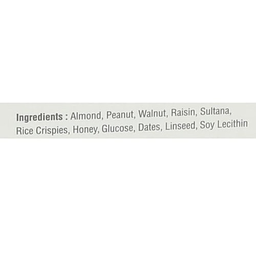 Naturals Energy Bar - Fruit & Nut Natural Sweetness of Honey, 180 g Carton 