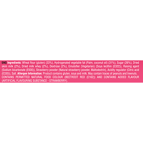 Tiffany Crunch 'n' Cream Strawberry Flavoured Cream Wafers, 135 g  Zero Trans Fat