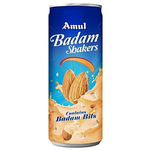 Buy Amul Kool Milk Shake Badam 200 Ml Can Online At Best Price of Rs 40