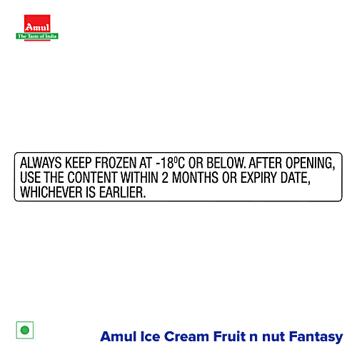 Buy Amul Real Ice Cream Fruit 'N' Nut Fantasy 1 lt Tub Online at Best
