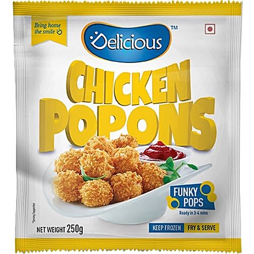 Buy Delicious Pop Corn Chicken 250 Gm Pouch Online at the Best Price of