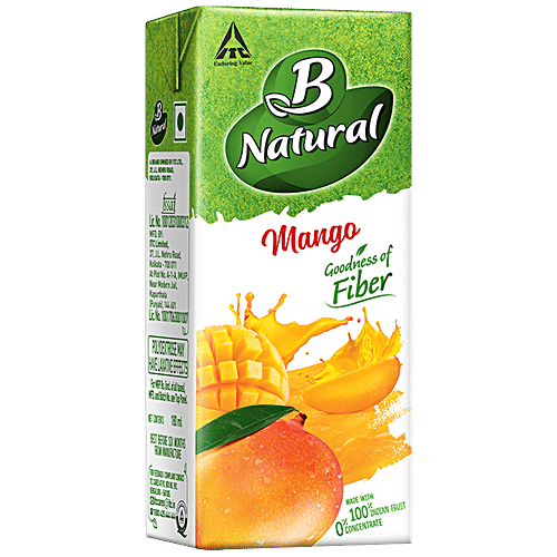 Buy B Natural Juice Mango 200 Ml Carton Online at the Best Price of Rs