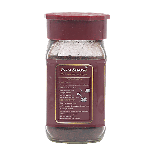 Narasus Coffee - Insta Strong, Coffee Blended with Chicory, 50 g Bottle 