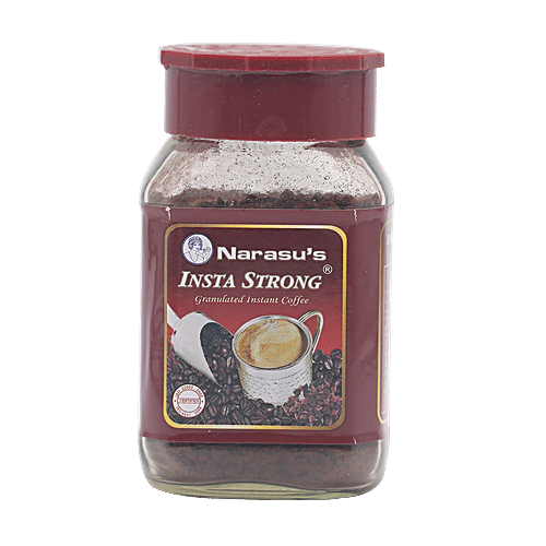 Narasus Coffee - Insta Strong, Coffee Blended with Chicory, 50 g Bottle 