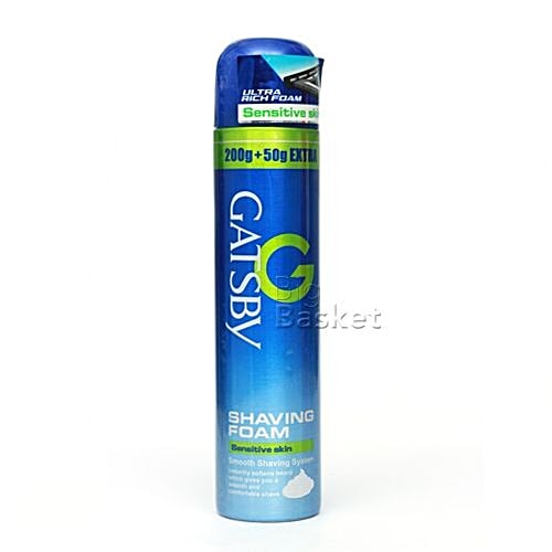 Gatsby Shaving Foam - Sensitive Skin, 250 g  