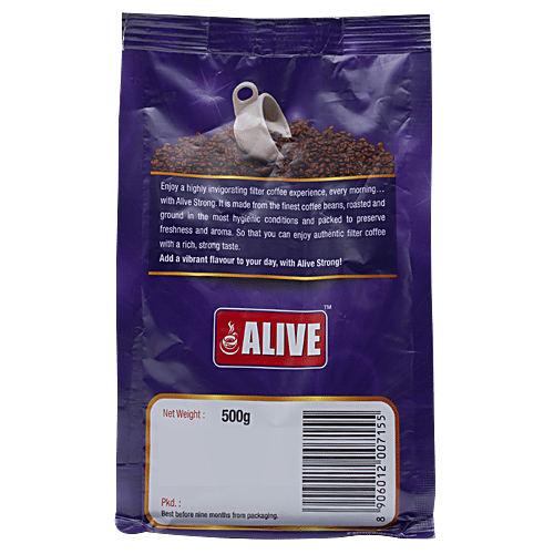 Alive Strong Premium Filter Coffee Powder, 500 g Pouch
