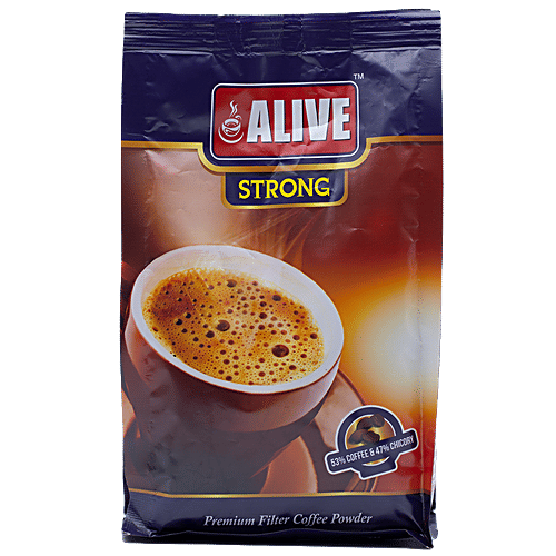 Alive Strong Premium Filter Coffee Powder, 500 g Pouch