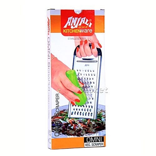 Anjali Omni Veg. Scraper - Stainless Steel, 1 pc  