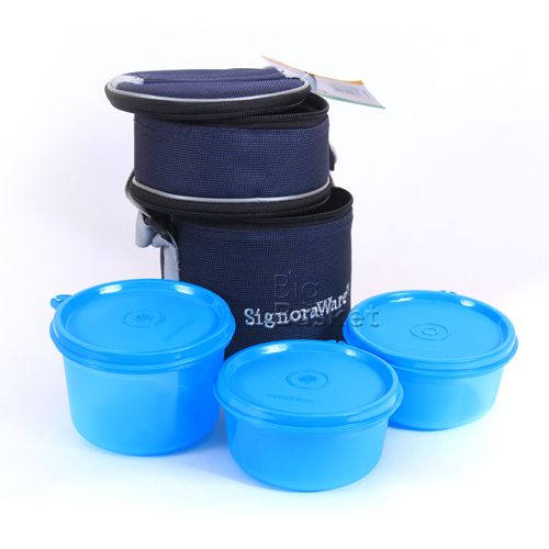 Buy Signoraware 538 Officers Lunch Box With Bag 1 Pc Online at the Best ...