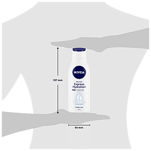 Nivea Express Hydration Body Lotion For Men & Women For Fast Absorption, 200 ml  