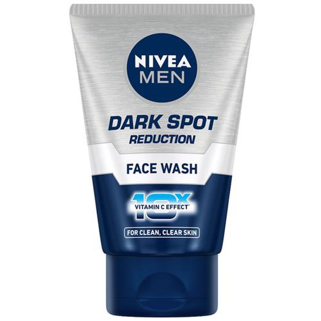 NIVEA Dark Spot Reduction Face Wash - Clean & Clear Skin With 10x Vitamin C Effect, 100 g 