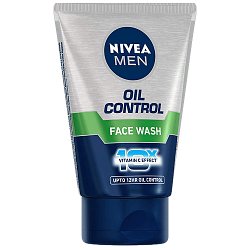 Nivea Oil Control Face Wash - For Oily Skin, With 10x Vitamin C Effect, 100 g