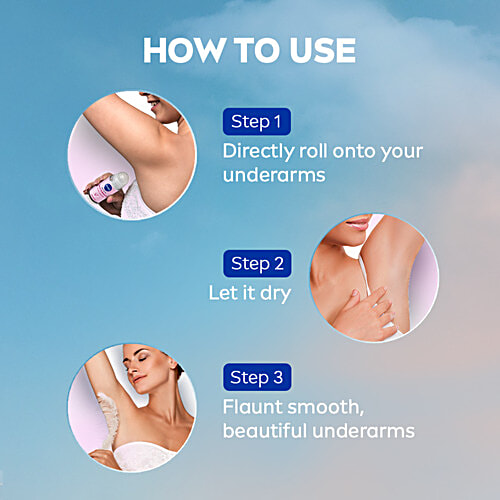 Nivea Pearl & Beauty Women Deodorant Roll On - For Smooth & Beautiful Underarms, 48h Protection, 50 ml Bottle 48h Protection, 0% Alcohol, Smooth & Beautiful Underarms