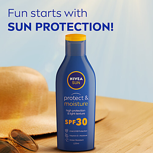 Nivea Sun SPF 30 PA++ UVA-UVB Protection Lotion, 125 ml  