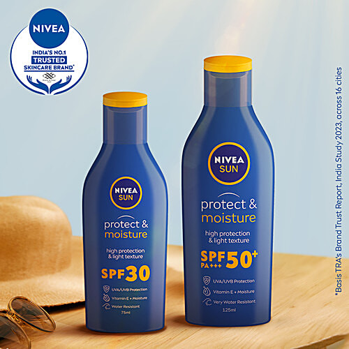 Nivea Sun SPF 30 PA++ UVA-UVB Protection Lotion, 125 ml  