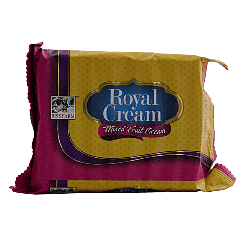 Bisk Farm My Favourite Royal Cream - Mixed Fruit Flavour, 150 g Pouch 