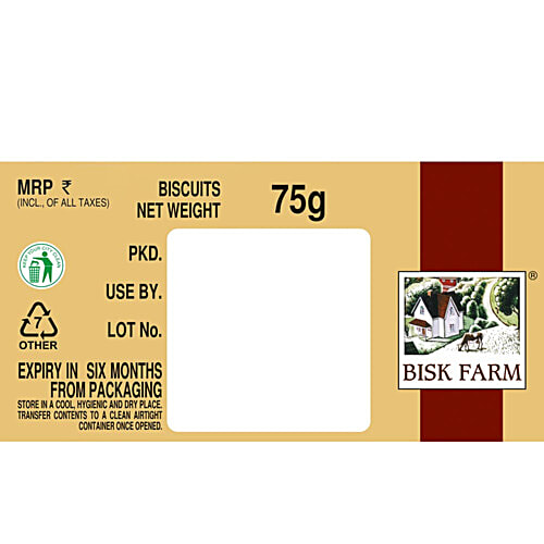 Bisk Farm Rich Marie Biscuits, 75 g Pouch No Trans Fat & Cholesterol