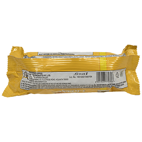 Bisk Farm Biscuits - Cheese Cream, Delicious, Teatime Snack, 53 g Pouch Zero Trans Fat