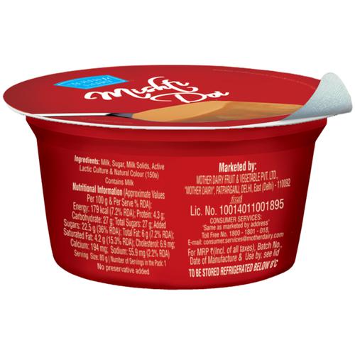 Mother Dairy Mishti Doi, 80 g Cup No Preservative Added