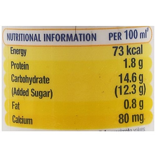 mother dairy Nutrifit Fermented Probiotic Milk Drink - Mango, 80 ml Bottle 