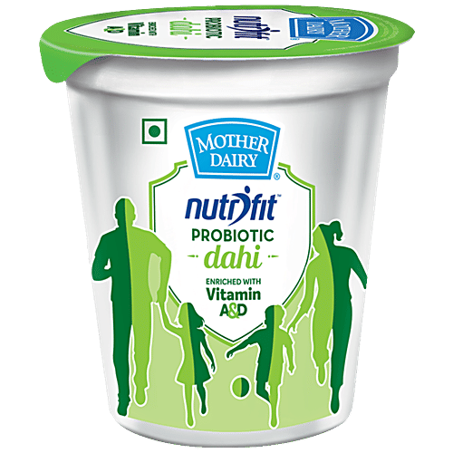 Buy Mother Dairy Probiotic Dahi B Activ Helps Digestion 400 Gm Cup