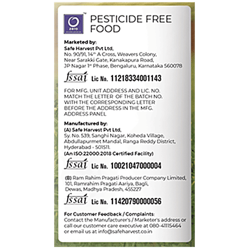 Safe Harvest Urad Dal/Udid Dal - Pesticide Free, 500 g  Pesticide Free Natural Food