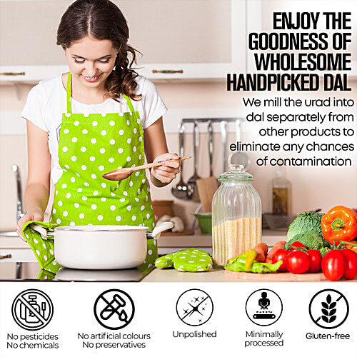 Safe Harvest Urad Dal/Udid Dal - Pesticide Free, 500 g  Pesticide Free Natural Food