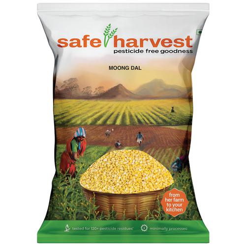 Safe Harvest Mung Dal, 500 g  Pesticide Free