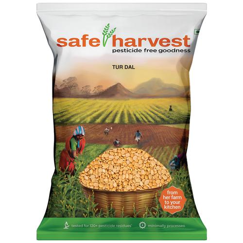 Safe Harvest Tur Dal, 1 kg  Pesticide Free