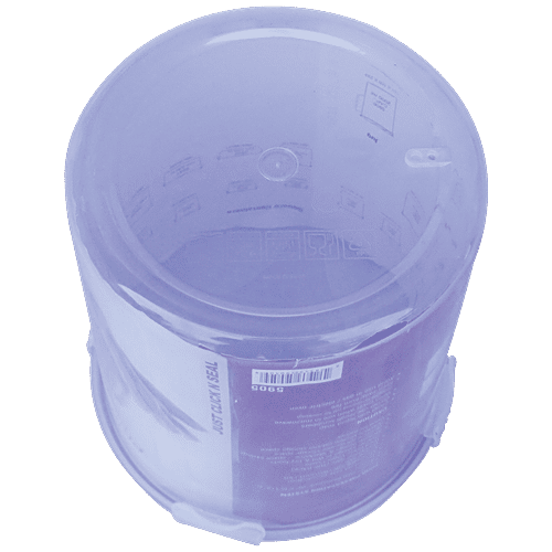 Princeware Click N Seal Canister Microwaveable Plastic Container - L5905-VL, 3.82 L
