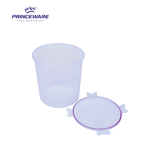 Princeware Click N Seal Canister Microwaveable Plastic Container - L5906-VL, 5.775 L  
