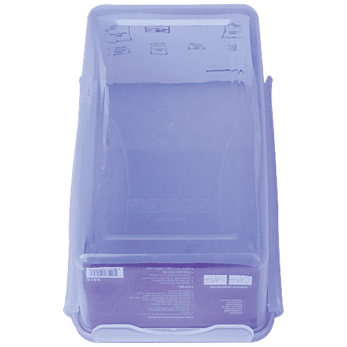 Princeware Click N Seal Rectangular Microwaveable Plastic Container - L5918-VL, 1.81 L  