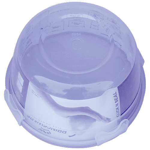 Princeware Click N Seal Round Packing Microwaveable Plastic Container - L5964-VL, 1.04 L