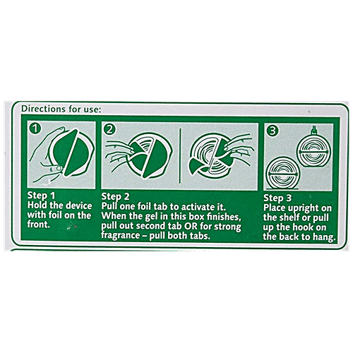 Airwick EverFresh Gel Bathroom Air Freshener - Citrus Splash, 50 g  