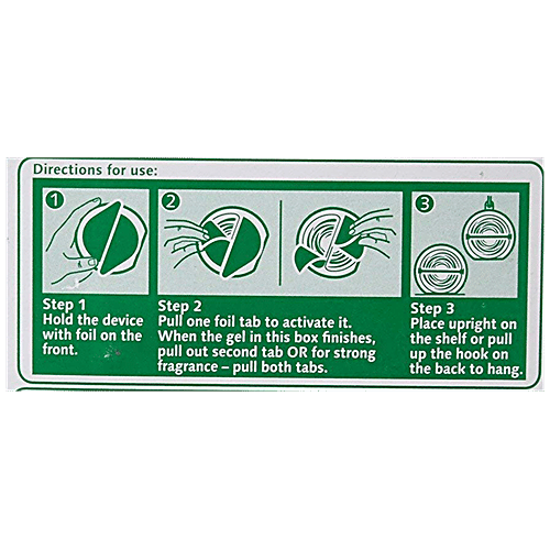 Air wick Everfresh Lemon Garden Gel Blocks, 50 g  