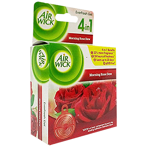 Air wick Everfresh Morning Rose Dew Gel Blocks, 50 g  