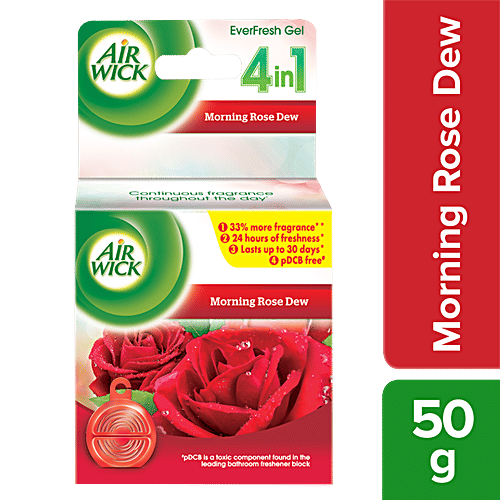 Air wick Everfresh Morning Rose Dew Gel Blocks, 50 g  