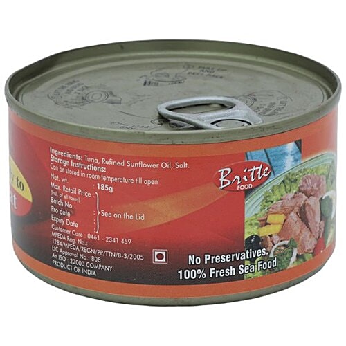 Britte  Tuna - Chunks, 185 g Tin 