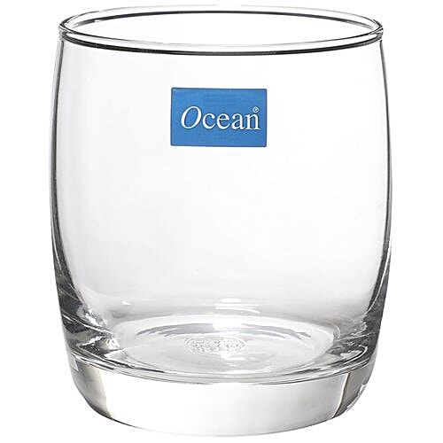 Ocean Whisky/Water Glass - Ocean Ivory Rock, 205 ml (Pack of 6) 