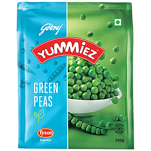 Yummiez Green Peas, 200 g Pouch 