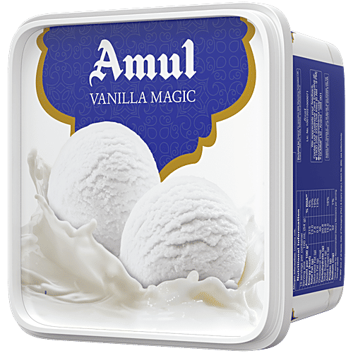 Amul Ice Cream - Vanilla Magic, 1 L Tub 